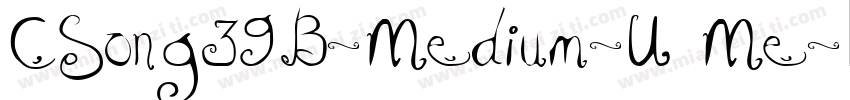 CSong3GB-Medium-U Me字体转换